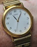 Seiko Spirit Classic Gold Quartz Dress Watch