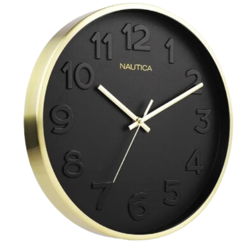 Nautica Metal Wall Clock