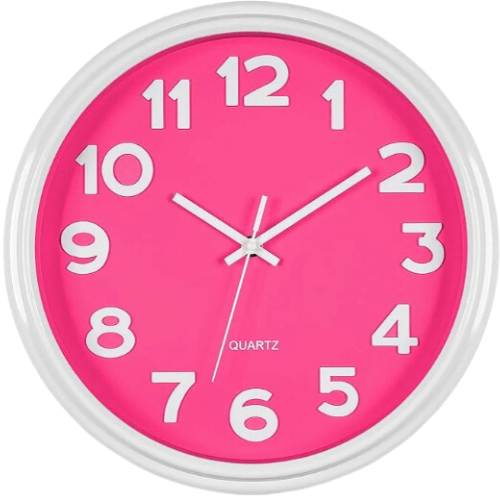 Bernhard Products Pink Wall Clock