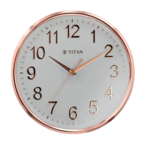 titan-classic-white-metallic-finish-wall-clock