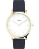 Timex Trend Women White Round Brass Dial Analog Watch
