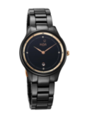 Xylys Black Dial Watch for Women