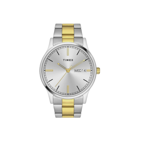 Timex Classics Collection Premium Quality Men's Analog Silver Dial Coloured Quartz Watch