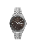 Timex Trend Waterbury Men Brown Round Stainless Steel Dial Analog Watch
