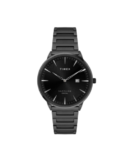 Timex Fashion Men's Black Dial Round Case 2 Hands+Date Function Watch
