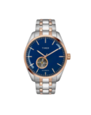 Timex E Class Men's Blue Dial Round Case Automatic Function Watch