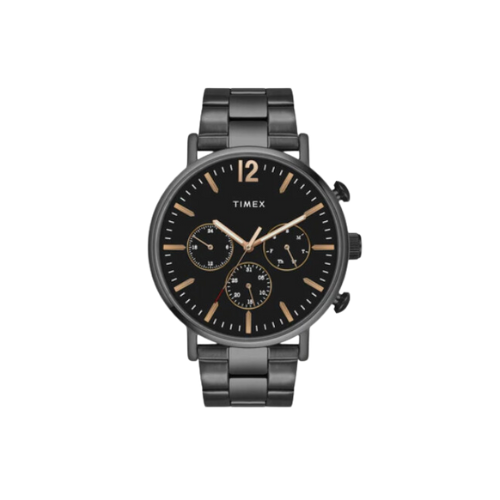 Timex Fashion Men's Blue Dial Round Case Multifunction Function Watch