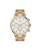 Timex Fashion Men's Silver Dial Round Case Multifunction Function Watch