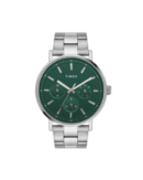 Timex Fashion Men's Green Dial Round Case Multifunction Function Watch