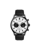 Timex Fashion Men's Silver Dial Round Case Multifunction Function Watch