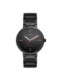 Timex Fashion Men's Black Dial Round Case 3 Hands Function Watch