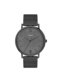 Timex Fashion Men's Grey Dial Round Case 3 Hands Function Watch