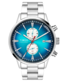 Timex Men Teal Round Dial Analog Watch