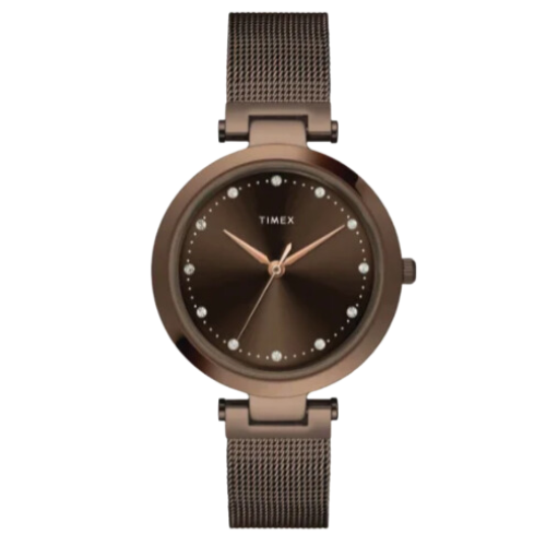 timex-brown-dial-watch