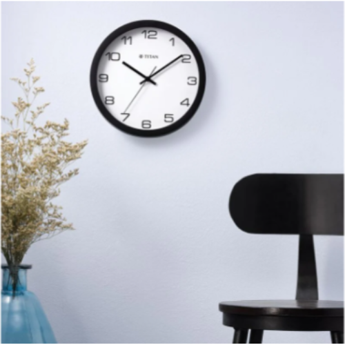 Titan Tranquil Modern 30cm White Wall Clock with Silent Sweep Tech for the Serene Home 2 white-wall-clock-with-silent-sweep-tech