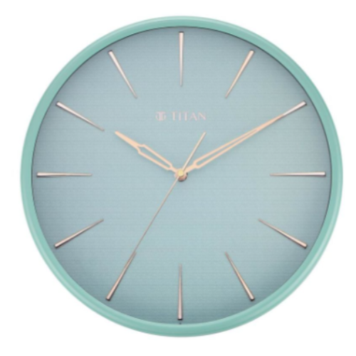 Titan Peacock Green Wall Clock