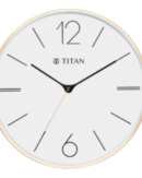 Titan Metallic Wall Clock White Dial