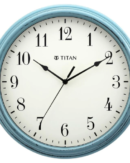 Titan Contemporary White Wall Clock