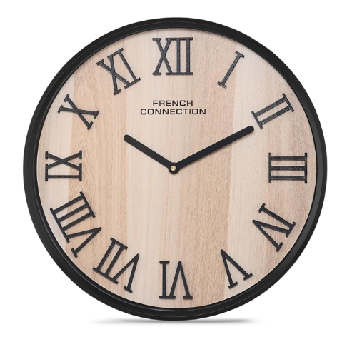 French Connection Elegant Analog Wall Clock