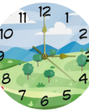 Luoweisi Round Wall Clock