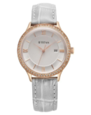 Titan Bright Leathers Quartz Analog
