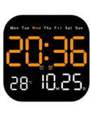 Zebroc Large Display Digital Wall/Desk Clock