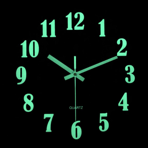 Luminous Wall Clock Silent Quartz