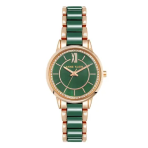 anne-klein-analog-green-dial