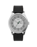 Timex 3 Hands Men's Analog Silver Dial Coloured Quartz Watch