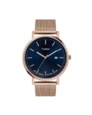 Timex Empera Men's Blue Dial Round Case 10 Year Battery Life + Date Function Watch