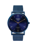 Timex Empera Men's Blue Dial Round Case 2 Hands Function Watch