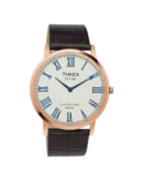 Timex Empera Men's Silver Dial Round Case 2 Hands Function Watch
