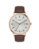 Timex Empera Men's Silver Dial Round Case 10 Year Battery Life + Date Function Watch