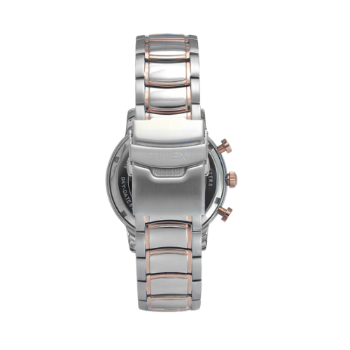 Timex E Class Men's Silver Dial Round Case Multifunction Function Watch -TWEG20202 3 Wristwatches 3 4