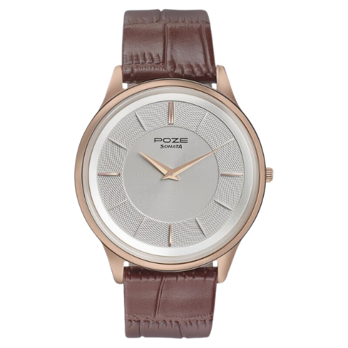 Poze by Sonata Quartz Analog White Dial