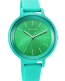 Sonata Splash Quartz Analog Green Dial