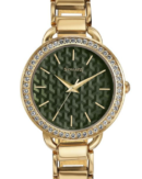 Sonata Wedding Bling Quartz Analog Green Dial