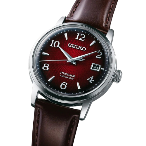 Presage Cocktail Time Negroni - SRPE41J1 2 Timex Men Champagne Round Analog Brass Dial Watch 1 18