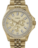 Timex Women Gold-Tone Brass Round Dial Analog Watch