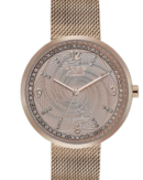 Sonata Poze Quartz Analog Rose Gold Dial