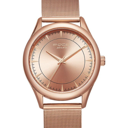 Poze by Sonata Quartz Analog Rose Gold Dial