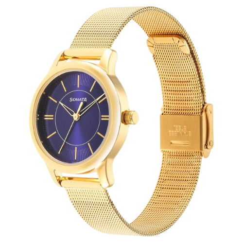 NS8178YM04 Sonata Classic Gold Blue Dial Metal Strap Watch for Women 3 Untitled design 1 431
