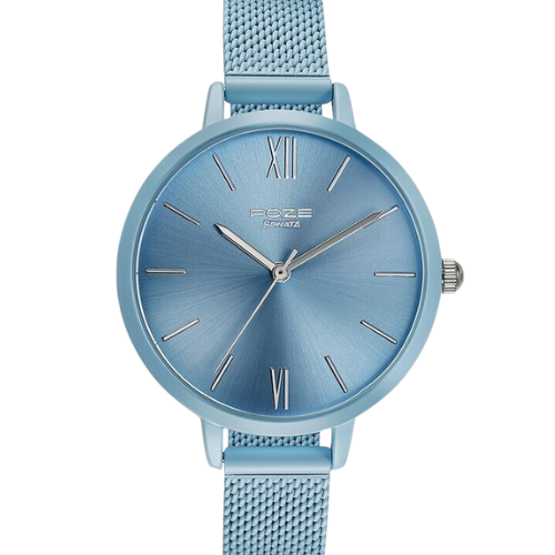 Sonata Poze Quartz Analog Blue Dial