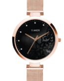 Timex Fashion Women's Grey Dial Round Case 3 Hands Function Watch
