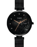 Timex Fashion Women's Grey Dial Round Case 3 Hands Function Watch