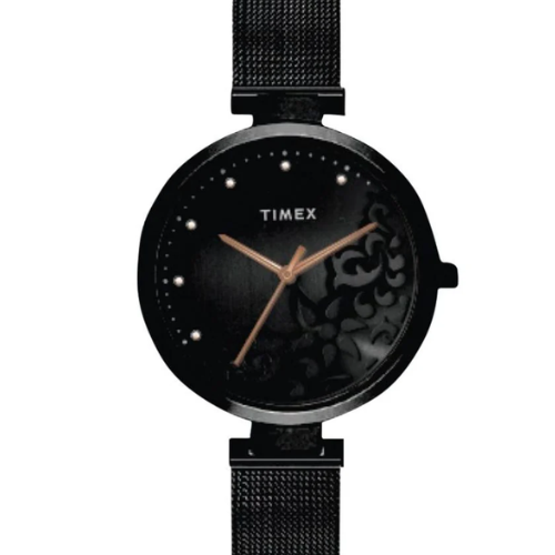 Timex Fashion Women's Grey Dial Round Case 3 Hands Function Watch