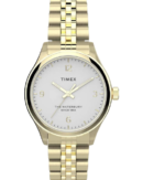 Timex Heritage Collection Women's Quartz Analog Gold-Tone Dial Stainless-Steel Function Watch