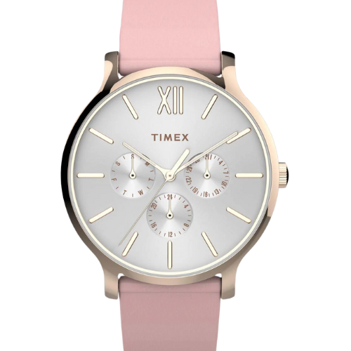 Timex Trend 3 Hands Women's Analog White Dial Quartz Watch