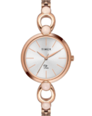 Timex Fria Women Silver Round Dial Analog Watch