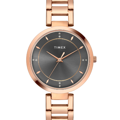 Timex Women Grey Round Analog Watch